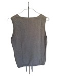 Vorschaubild 3 von Pullunder Damen Grau Gr. 42/XL Uni Casual Ärmellos