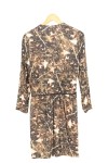 Vorschaubild 2 von Dagmar Damen Freizeitkleid Wickeloptik Gr. 38/M Braun Viskose Elegant Vintage