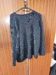 Vorschaubild 2 von Damen Pullover Gr. 48/4XL Schwarz Casual Strick