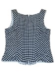 Vorschaubild 2 von Trachtenweste Damen Mehrfarbig Gr. 36/S Satin Kariert Ärmellos