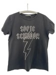 Vorschaubild 1 von T-Shirt Damen Schwarz Gr. 36/S Casual Baumwolle Schriftzug Logo