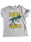 Vorschaubild 1 von T-Shirt Kinder Gr. 110 Weiß Baumwolle Tiermotive Casual Kurzarm