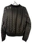 Vorschaubild 2 von Damen Bomberjacke Schwarz Gr. 36/S Modisch Casual