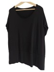 Vorschaubild 1 von Damen T-Shirt Gr. 38/M Schwarz Casual Viskose