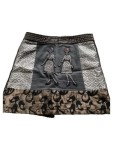 Vorschaubild 2 von Wickelrock Damen Gr. 34/XS Mehrfarbig Florales Muster Farbenfroh
