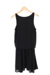 Vorschaubild 2 von Etuikleid Damen Gr. 38/M Schwarz Elegant Minimalistisch