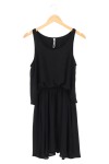 Vorschaubild 1 von Etuikleid Damen Gr. 38/M Schwarz Elegant Minimalistisch