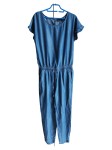 Vorschaubild 1 von Damen Jumpsuit Viskose blau casual Reißverschluss Gr. 38