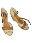 Vorschaubild 1 von Pier One Damen Sandalen Keilabsatz Gr. 38 Beige Casual