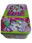 Vorschaubild 1 von Aufbewahrungsbox Kinder Mehrfarbig Metall Tiermotiv Glitzer