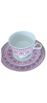 Vorschaubild 1 von LICHY Sammelgedeck Porzellan Rosa Blumen Teller Tasse Gedeck