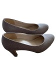 Vorschaubild 1 von Pumps Damen Gr. 38 Silber Elegant Schuhe