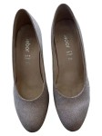 Vorschaubild 2 von Pumps Damen Gr. 38 Silber Elegant Schuhe