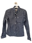 Vorschaubild 1 von Hemdbluse Damen XS Blau Kariert Casual Baumwolle