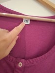 Vorschaubild 2 von Damen Freizeitkleid Gr. 32/XXS Lila Casual Ärmellos