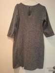 Vorschaubild 2 von Damen Freizeitkleid Gr. 38/M Grau Casual Baumwolle