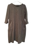 Vorschaubild 1 von Damen Freizeitkleid Gr. 38/M Grau Casual Baumwolle