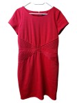 Vorschaubild 1 von Etuikleid Damen Gr. 42/XL Rot Elegant Business Kleid