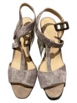 Vorschaubild 1 von Sandaletten Damen Schuhe Gr. 37 Braun Elegant Keilabsatz