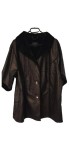 Vorschaubild 1 von Pelzjacke Damen Braun Gr. 50 Polyester Tierdruck Elegant Halbarm