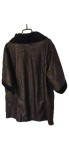 Vorschaubild 2 von Pelzjacke Damen Braun Gr. 50 Polyester Tierdruck Elegant Halbarm