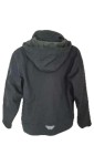 Vorschaubild 2 von Softshelljacke Herren Gr. 48/M Grau Polyester Uni Outdoor Langarm Kapuze