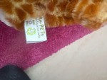 Vorschaubild 2 von RE-PET Giraffe Handpuppe Kuscheltier aus recycelten Plastikflaschen