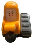Vorschaubild 1 von Spielzeug Bagger Orange Nachziehspielzeug Kinderfahrzeug