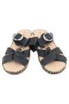 Vorschaubild 2 von Pantoletten Damen Gr. 40 Schwarz Elegant Slip-On Sommerschuhe