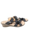 Vorschaubild 1 von Pantoletten Damen Gr. 40 Schwarz Elegant Slip-On Sommerschuhe