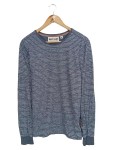 Vorschaubild 1 von Herren Langarmshirt Gr. M Blau Gestreift Casual Baumwolle Polyester