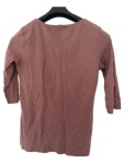 Vorschaubild 2 von Damen Langarmshirt Gr. 40/L Rosa Basic Casual Baumwolle