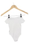 Vorschaubild 2 von Bornino Baby Body Gr. 62 Weiß Kurzarm Baumwolle Uni Kinder