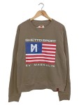 Vorschaubild 1 von Damen Sweatshirt Gr. 40/L Braun Casual Logo-Print