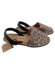 Vorschaubild 1 von Damen Sandalen Leopard Leder Gr. 37 Made in Spain