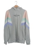 Vorschaubild 1 von Hoodie Kapuzenpullover Damen Gr. XL Grau Pastell Retro