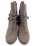 Vorschaubild 2 von Stiefeletten Damen Gr. 41 Beige Synthetik Reißverschluss 11 cm Elegant