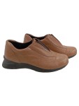 Vorschaubild 1 von Damen Slipper Leder Braun Gr. 36 Slip-On Casual