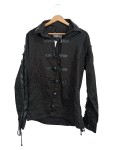 Vorschaubild 1 von Herren Gothic Jacke Schnallen Gr. L Schwarz Baumwolle