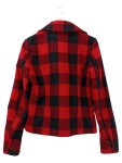 Vorschaubild 2 von Damen Outdoorjacke Holzfällerjacke Kariert Rot Schwarz Gr. M