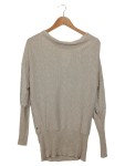 Vorschaubild 1 von Miss Captain Trend Damen Pullover Gr. 40/L Beige Meliert Glitzer