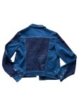 Vorschaubild 2 von TREND BY Damen Jeansjacke Tweed Glitzer Gr. 40 Blau