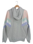 Vorschaubild 2 von Hoodie Kapuzenpullover Damen Gr. XL Grau Pastell Retro