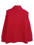 Vorschaubild 1 von Damen Rollkragen Pullover Gr. S Pink Strick Oversized