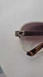 Vorschaubild 2 von Sonnenbrille Braun Gold Damen Aviator Metall Kunststoff Klassisch Modisch
