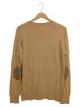 Vorschaubild 2 von Damen Strickjacke Cash Cotton Gr. 42/XL Beige Ellbogenpatches