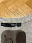 Vorschaubild 3 von Miss Captain Trend Damen Pullover Gr. 40/L Grau Punkte Schleife Baumwolle