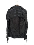 Vorschaubild 2 von Herren Gothic Jacke Schnallen Gr. L Schwarz Baumwolle