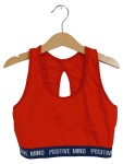 Vorschaubild 1 von TCM Kinder Sport BH Rot Gr. 158/164 Sportlich Positive Mind Cut-Out