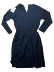 Vorschaubild 2 von Freizeitkleid Damen Blau Gr. 36/S Polyester Strukturmuster Casual 94 cm